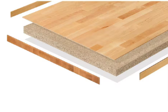 Hampton Bay 6 ft. L x 25 in. D Finished Engineered Birch Butcher Block Countertop - $80