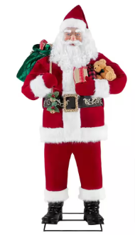 Home Accents Holiday 6 ft. Animated Singing Santa Christmas Animatronic - $120