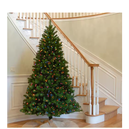 National Tree Company 7 ft. North Valley Spruce Hinged Artificial Christmas Tree - $165