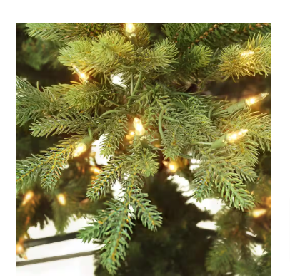 Puleo International 9 ft. Pre-Lit Balsam Fir Artificial Christmas Tree - $425