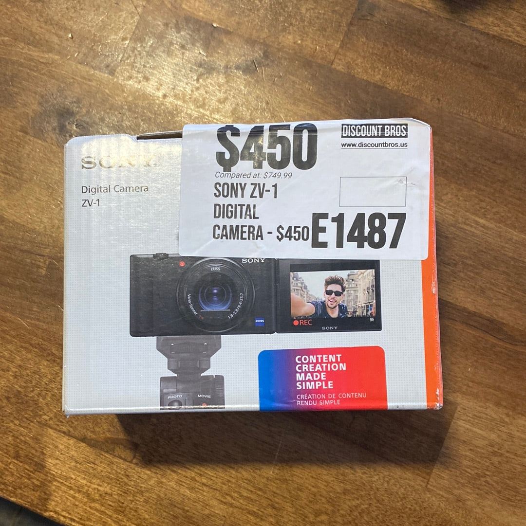 Sony ZV-1 Digital Camera - $380