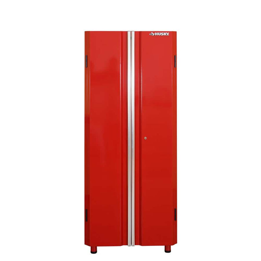 Husky Ready-to-Assemble 24-Gauge Steel Freestanding Garage Cabinet in Red - $160