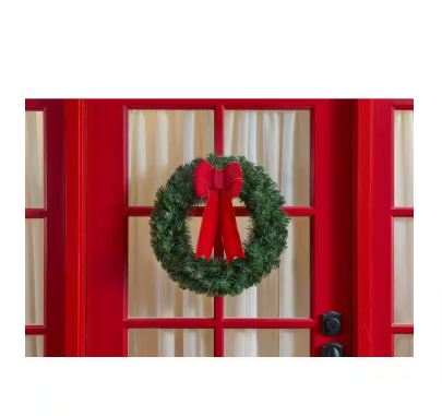 Home Accents Holiday 20 in Noble Pine Wreaths 6-Pack - $35
