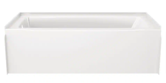 Delta Classic 500 60 in. x 30 in. Soaking Bathtub with Left Drain in High Gloss White - $205