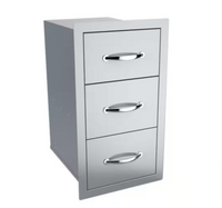 Sunstone Classic Series 14 in. 304 Stainless Steel Flush Drawer Combo - $280