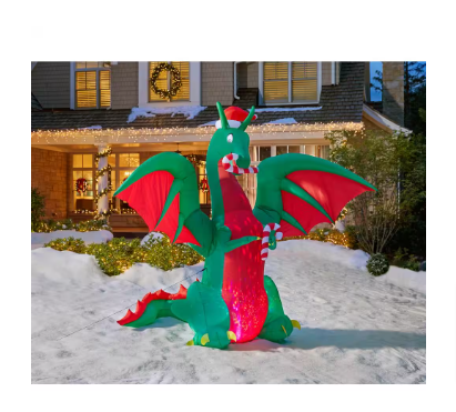 Home Accents Holiday 9 ft. Christmas Dragon Holiday Inflatable - $115
