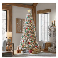 Home Accents Holiday 7.5 ft. Alta Flocked Christmas Tree - $115
