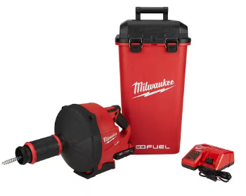 M18 FUEL 18-Volt Plumbing Drain Snake Auger Kit (Lightly Used, No Battery) -