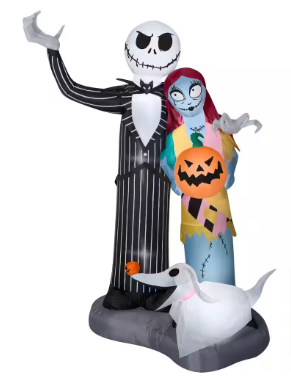 Halloween Airblown- Inflatable Nightmare Before Christmas-LG Scene-Disney - $95