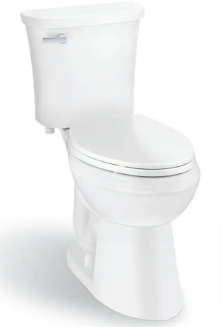 Power Flush 2-Piece 1.28 Gallons Per Flush GPF Single Flush Elongated Toilet - $90
