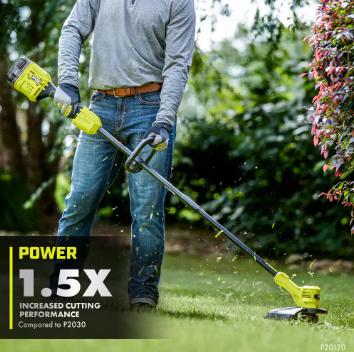 ONE+ HP 18V Brushless Cordless Battery String Trimmer and Leaf Blower Combo Kit - $210