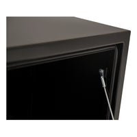 Underbody Truck Box, Width 48 in, Material Carbon Steel, Color Finish Glossy Black - $240