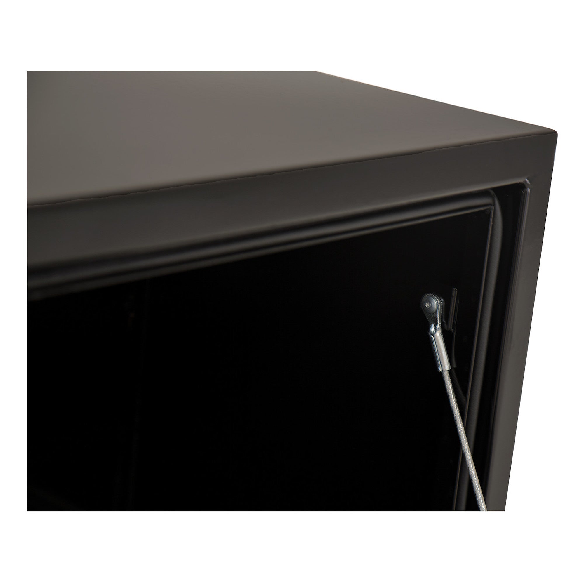Underbody Truck Box, Width 48 in, Material Carbon Steel, Color Finish Glossy Black - $240