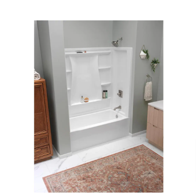 Delta Classic 500 60 in. x 30 in. Soaking Bathtub with Right Drain in High Gloss White - $200