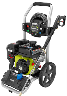 RYOBI 3200 PSI 2.5 GPM 212cc Gas Pressure Washer (Slightly Used & No Muzzle Tips) - $260