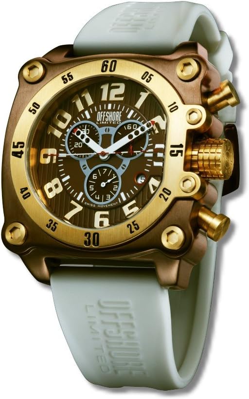Offshore Men's OFF007PRL Z Drive Brown and Yellow Gold - $150