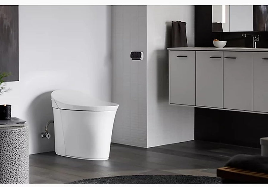 Kohler Veil Skirted One-Piece Elongated Dual-Flush Intelligent toilet, White - $2,700