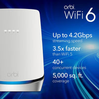 NETGEAR Orbi Whole Home WiFi 6 System with DOCSIS 3.1 Built-in Cable Modem - $200