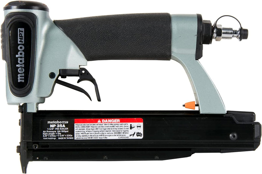 Metabo HPT Pin Nailer Kit | Pro Preferred Brand of Pneumatic Nailers | 23 Gauge - $60