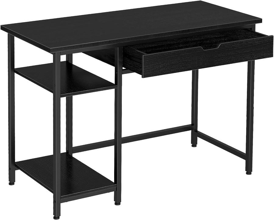 Rolanstar Computer Desk with Shelves and Drawer, 39" Home Office Writing Desk - $50