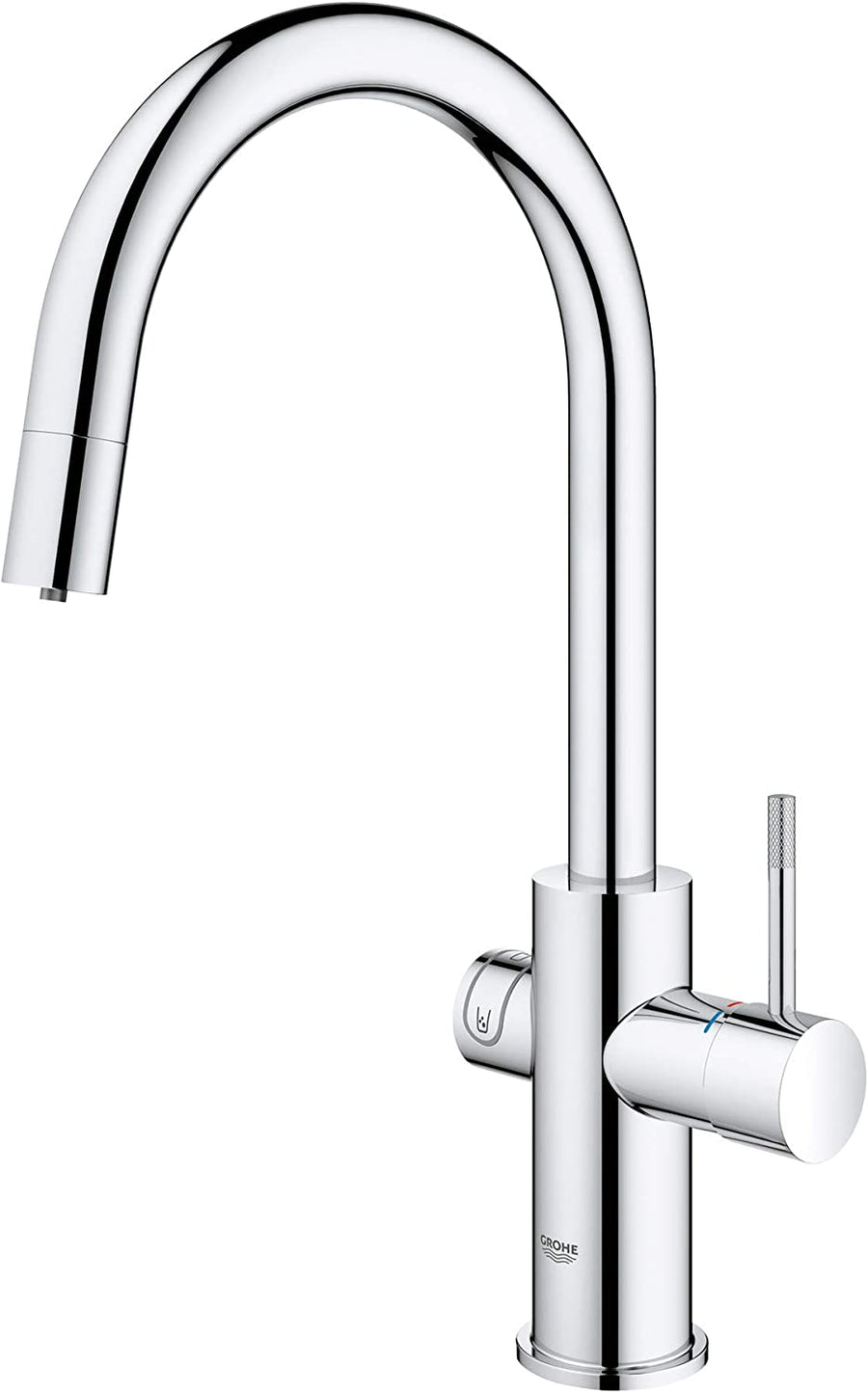 GROHE 31251002 Blue Professional Kitchen Faucet Starter Kit, Starlight Chrome-$1450