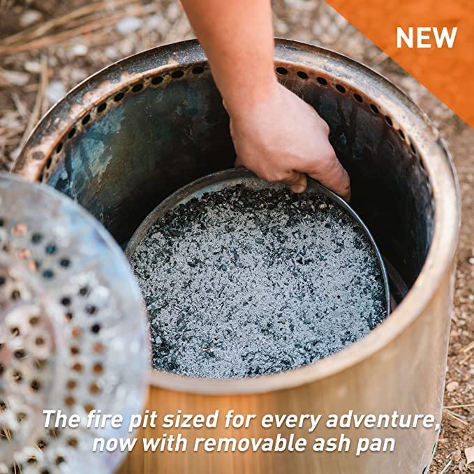Solo Stove Ranger 2.0, 15 x 12.5 Wood Burning Stainless Steel Fire Pit - $130