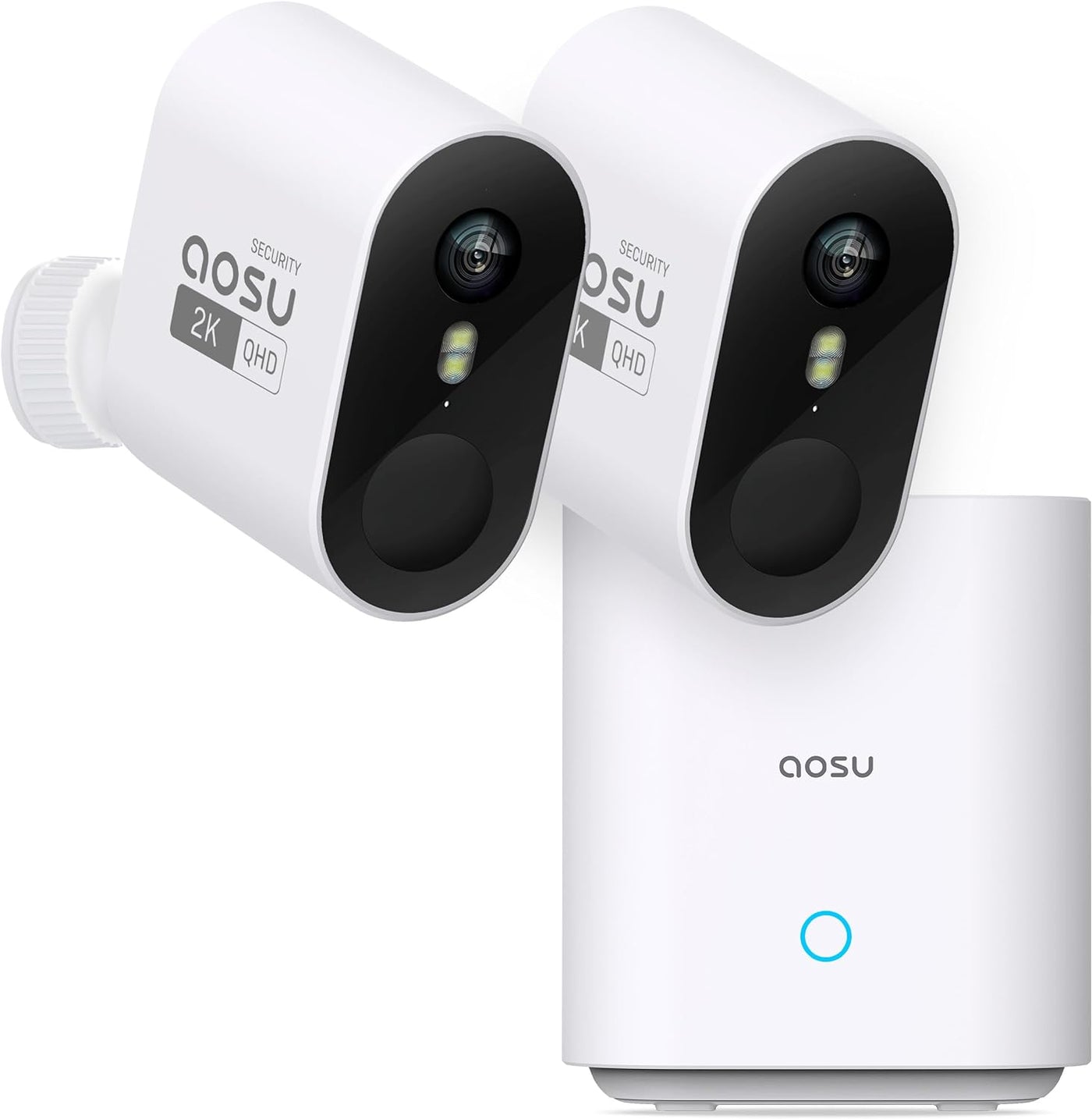 AOSU Security Cameras Wireless Outdoor Home System - $107