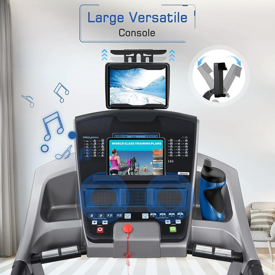 OMA Treadmills for Home, Folding Treadmill with 15% Auto Incline (Some Scratches) - $650