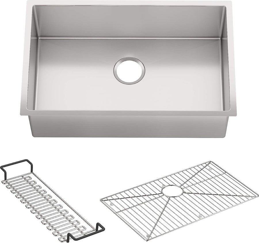 Kohler Strive Undermount Medium SingleBowl Kitchen Sink, Stainless Steel - $430