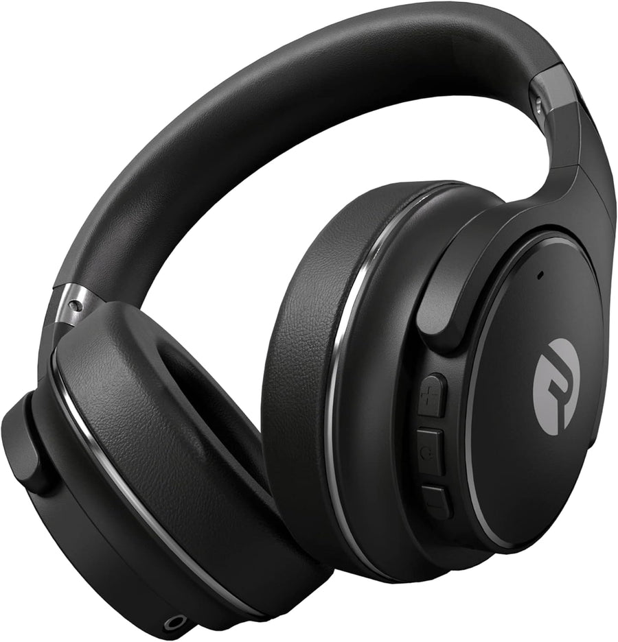 Raycon - The Everyday Over-Ear Active-Noise-Canceling Wireless Bluetooth Headphones - Carbon Black - $60