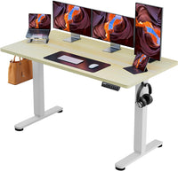 ErGear Height Adjustable Electric Standing Desk, 55 x 28 Inches - $115