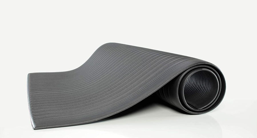 Guardian 24046002 Air Step Anti-Fatigue Floor Mat, Vinyl, 4'x60', Black - $325