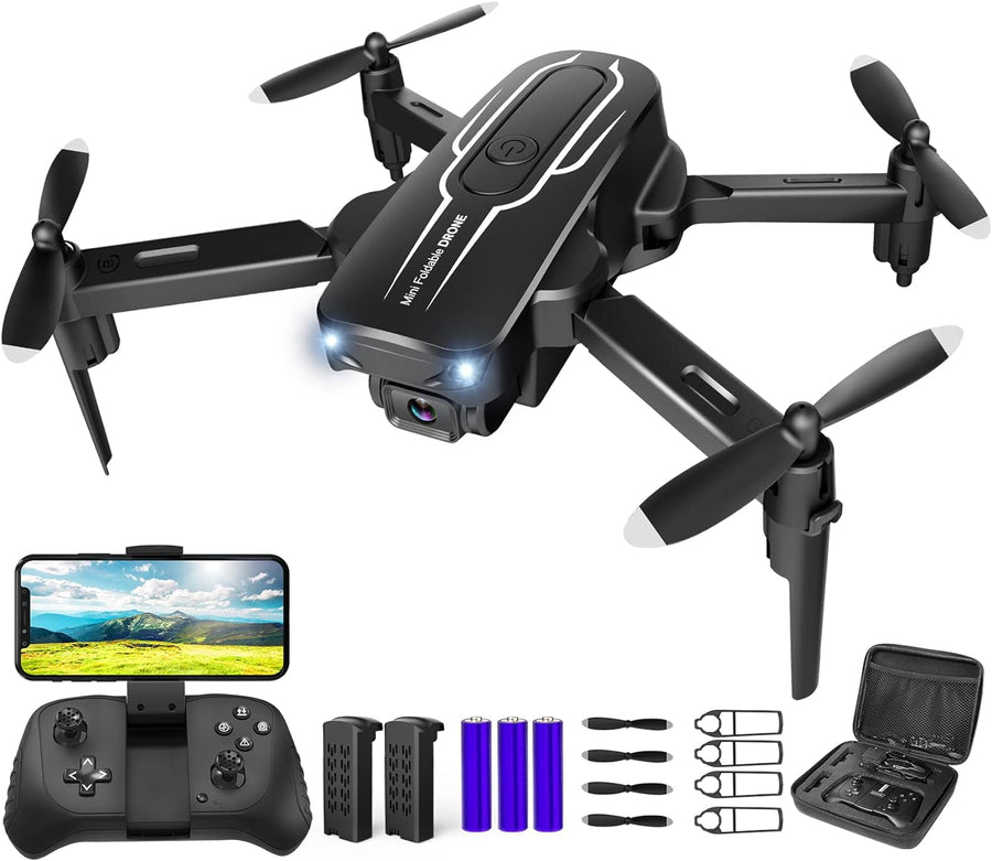 Mini Drone with Camera for Adults Kids - 1080P HD FPV Camera Drones - $40