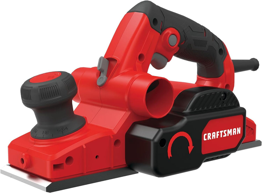 CRAFTSMAN Wood Planer, Hand Planer with Blades, Wrench and Edge Guide, Corded - $50