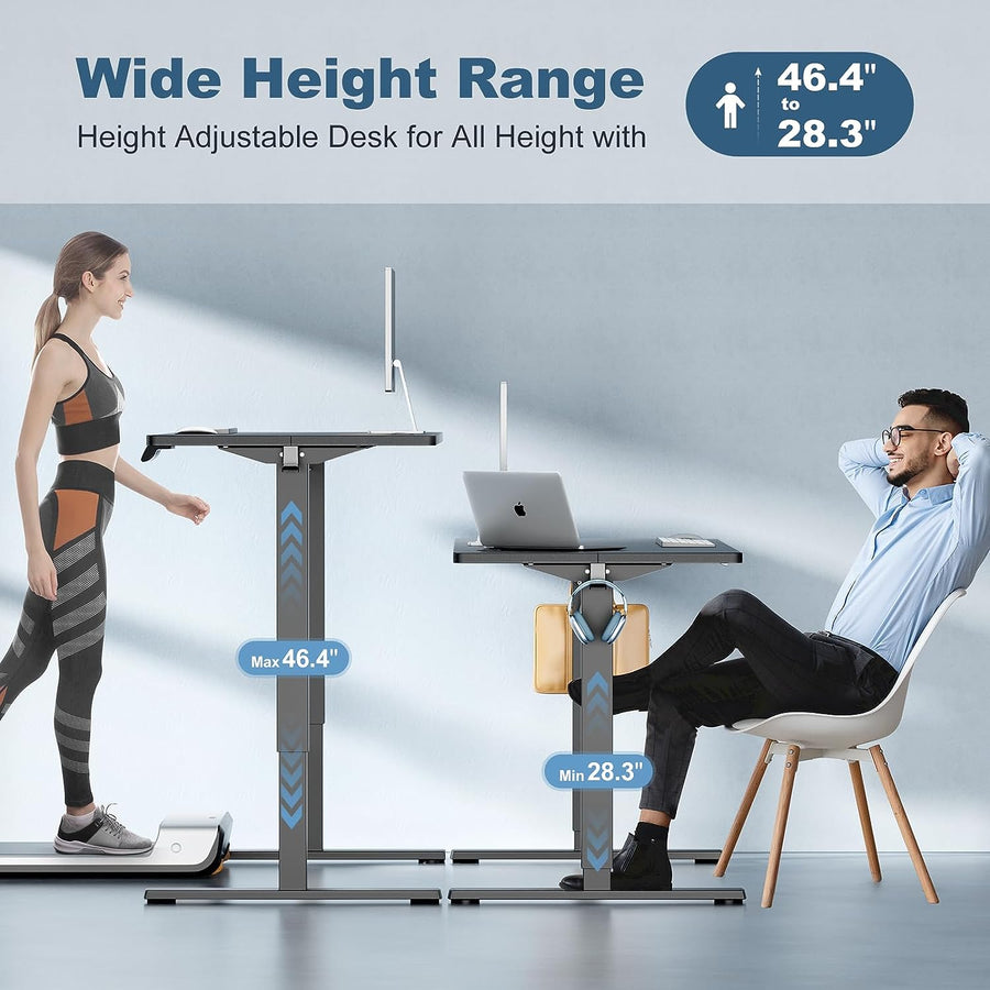 Electric Standing Desk-Height Adjustable Table, Ergonomic Computer Workstation - $90
