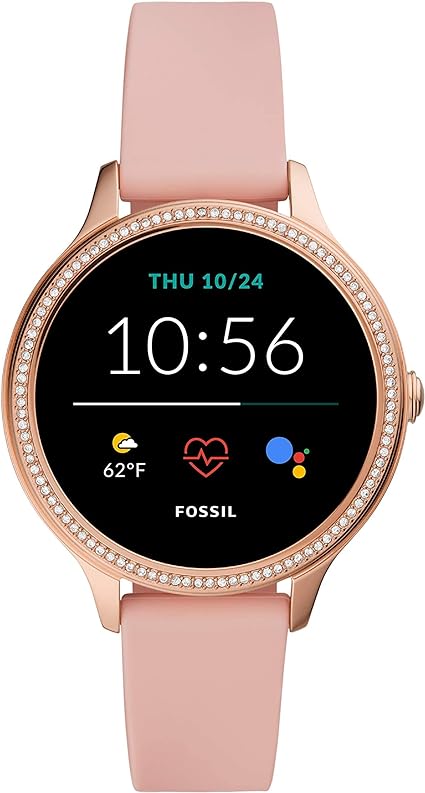 Fossil Women's Gen 5E 42mm Stainless Steel Touchscreen Smartwatch - $45
