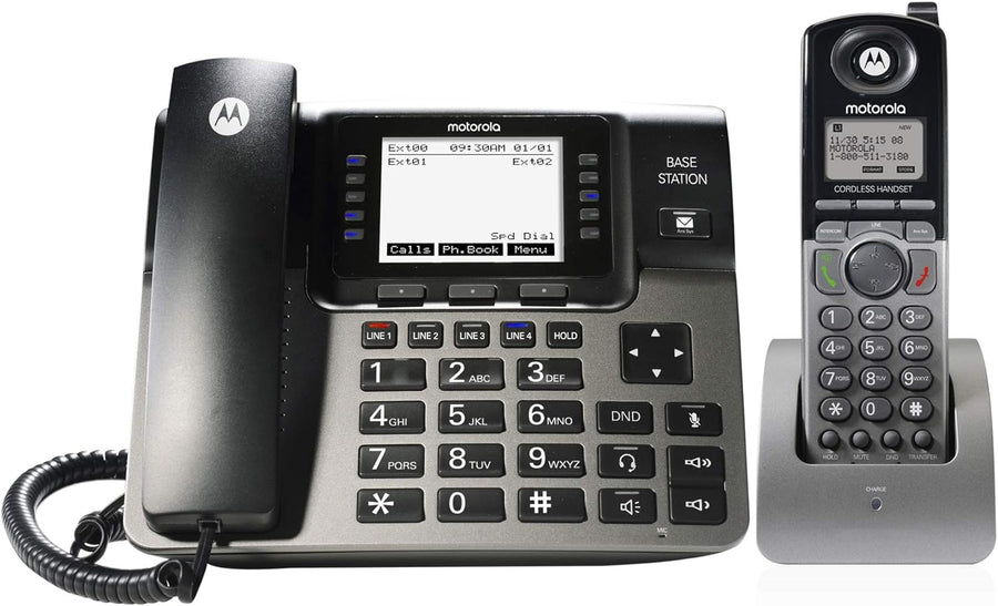 Motorola ML1250 Corded/Cordless Phone Base With Digital Answering System - $120