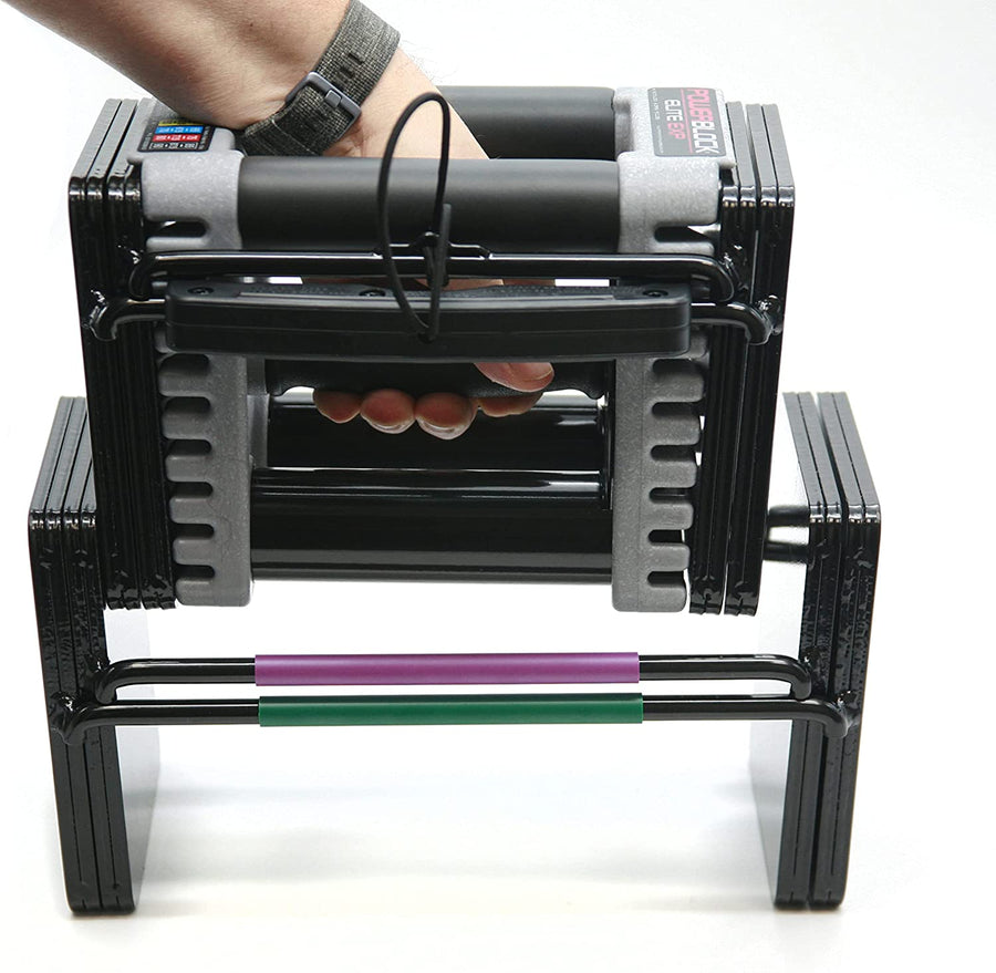 PowerBlock Elite EXP Adjustable Dumbbells, Stage 1, 5-50 lb. Dumbbell - $150