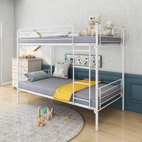 Twin Over Twin Bunk Bed, Removable Ladder & Safety Guard Rail - $120