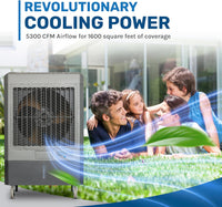 Portable Swamp Coolers - 5300 CFM MC61M Evaporative Air Cooler - $346