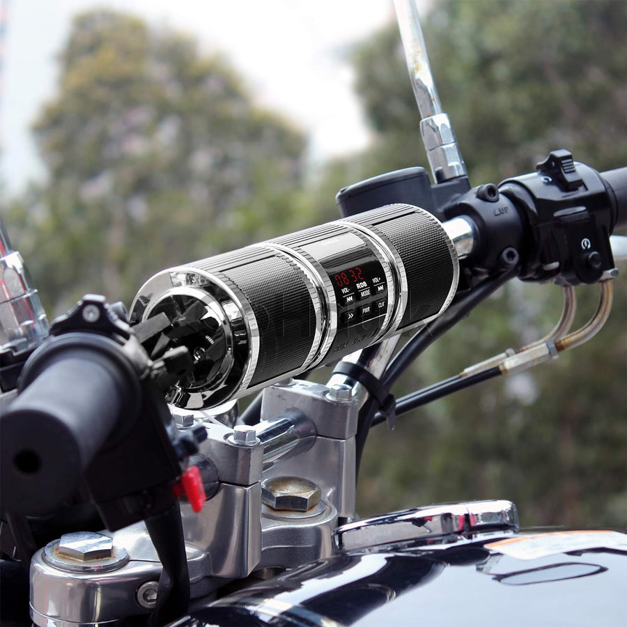 GoHawk RD8 Gen.2 Waterproof Bluetooth Motorcycle ATV Stereo Speakers Soundbar - $40