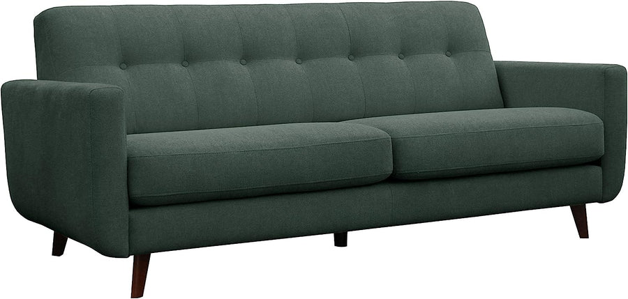 Amazon Brand – Rivet Sloane Mid-Century Modern Sofa Couch, Emerald Green - $860