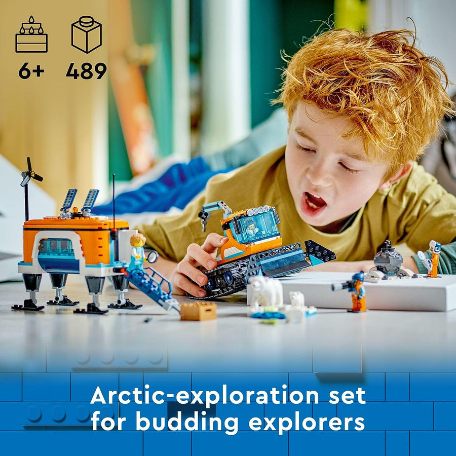 LEGO City Arctic Explorer Truck and Mobile Lab 60378 Building Toy Set for Ages 6+ - $45