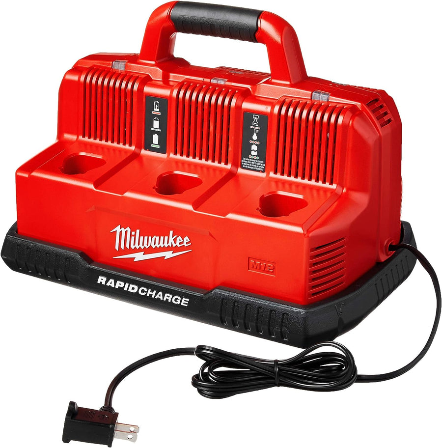 M12 & M18 12-Volt/18-Volt Lithium-Ion Multi-Voltage 6-Port Rapid Battery Charger - $150