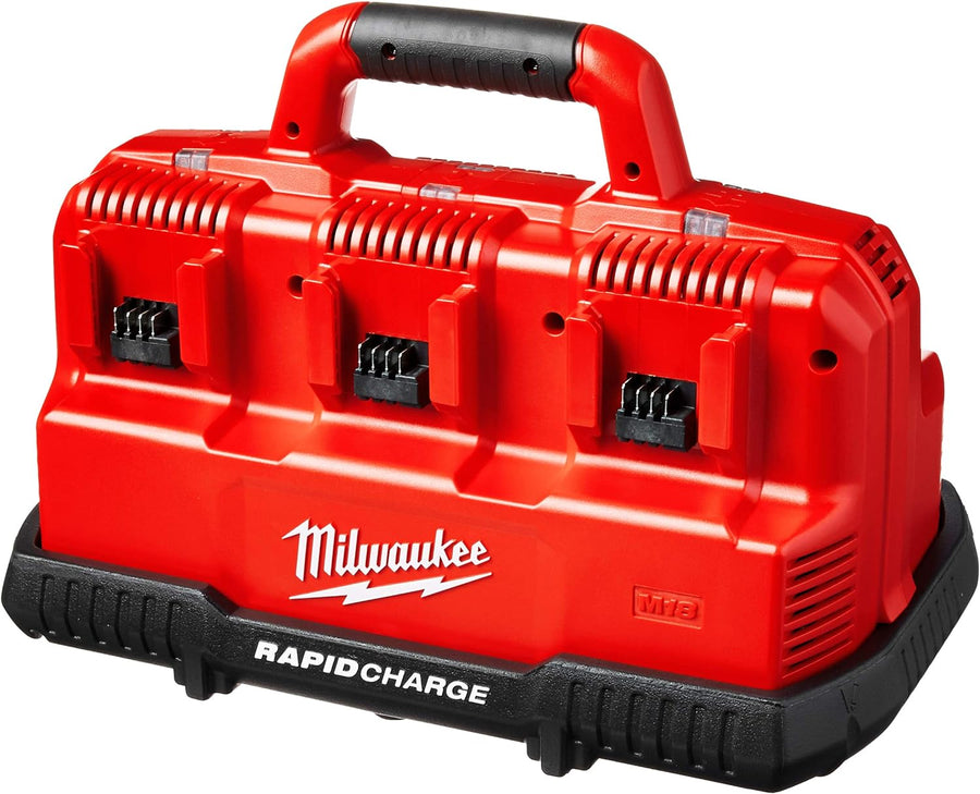 M12 & M18 12-Volt/18-Volt Lithium-Ion Multi-Voltage 6-Port Rapid Battery Charger - $150