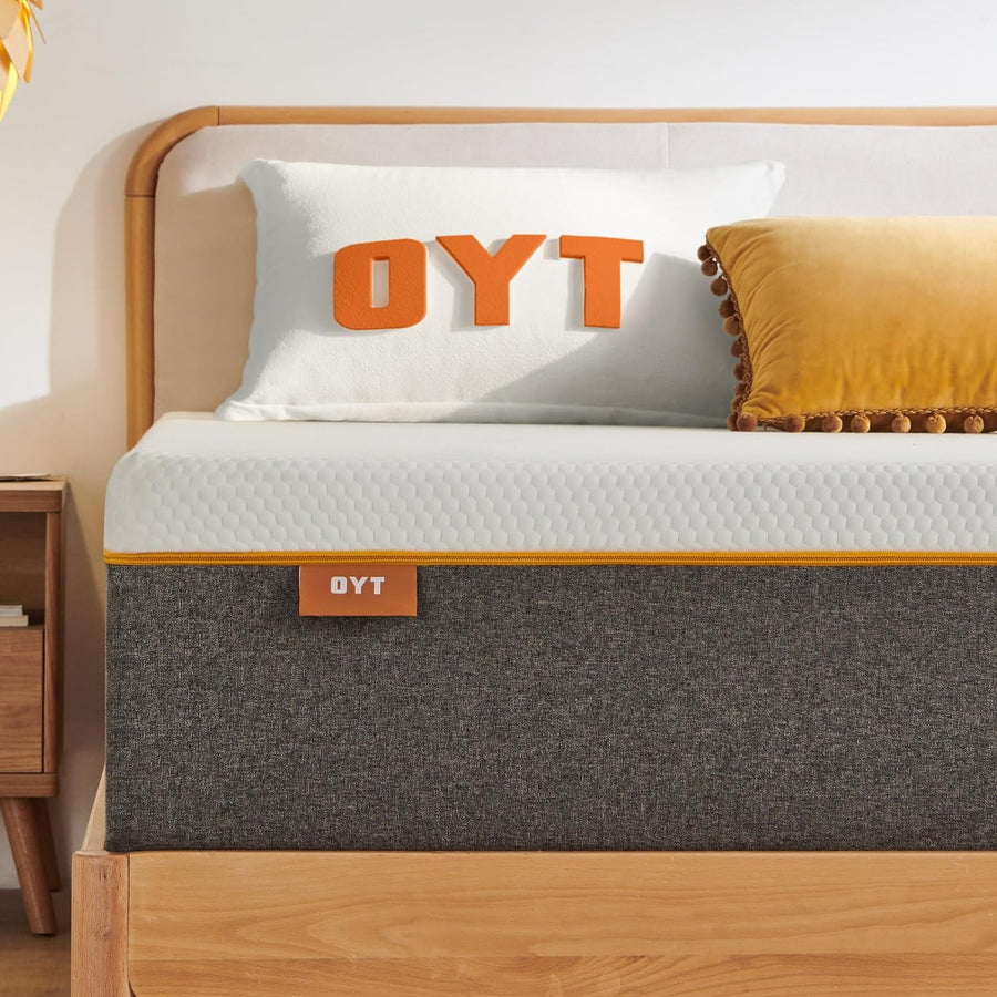 OYT Queen Size Mattress, 10" Inch Gel Memory Foam Queen Bed Mattress in a Box - $115