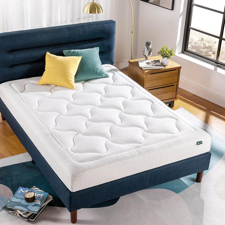 ZINUS Cloud Memory Foam Mattress, Pressure Relieving, Bed-in-a-Box (8 in, King) - $200