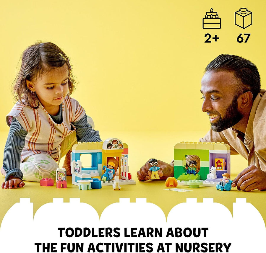 LEGO DUPLO Town Life at The Day-Care Center, Early Childhood STEM Building Toy Set - $30