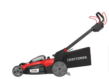 CRAFTSMAN Self-Propelled Cordless Mower 20V 20-in Lawn Mower(Lightly Used) - $215