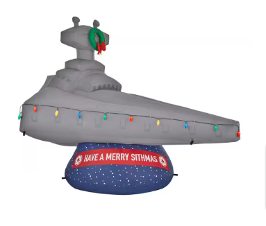 Star Wars 6 ft. LED Star Destroyer Inflatable - $145